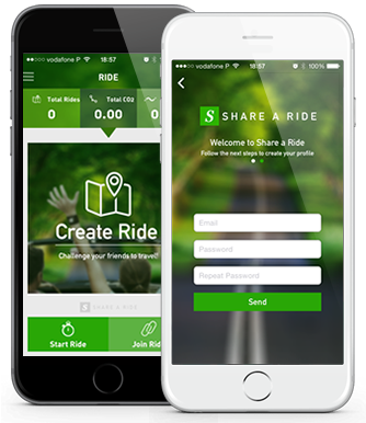 share a ride mobile app